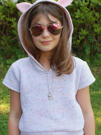 Chromium Cropped Hoodie from Project Run & Play