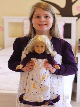 18" Doll FREE Nini Noni Nightwear PDF sewing pattern from Project Run & Play