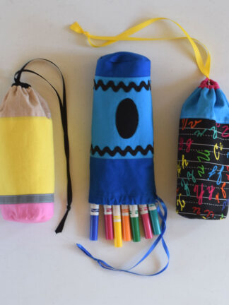 Pointillism Pencil Pouch pattern from Project Run & Play