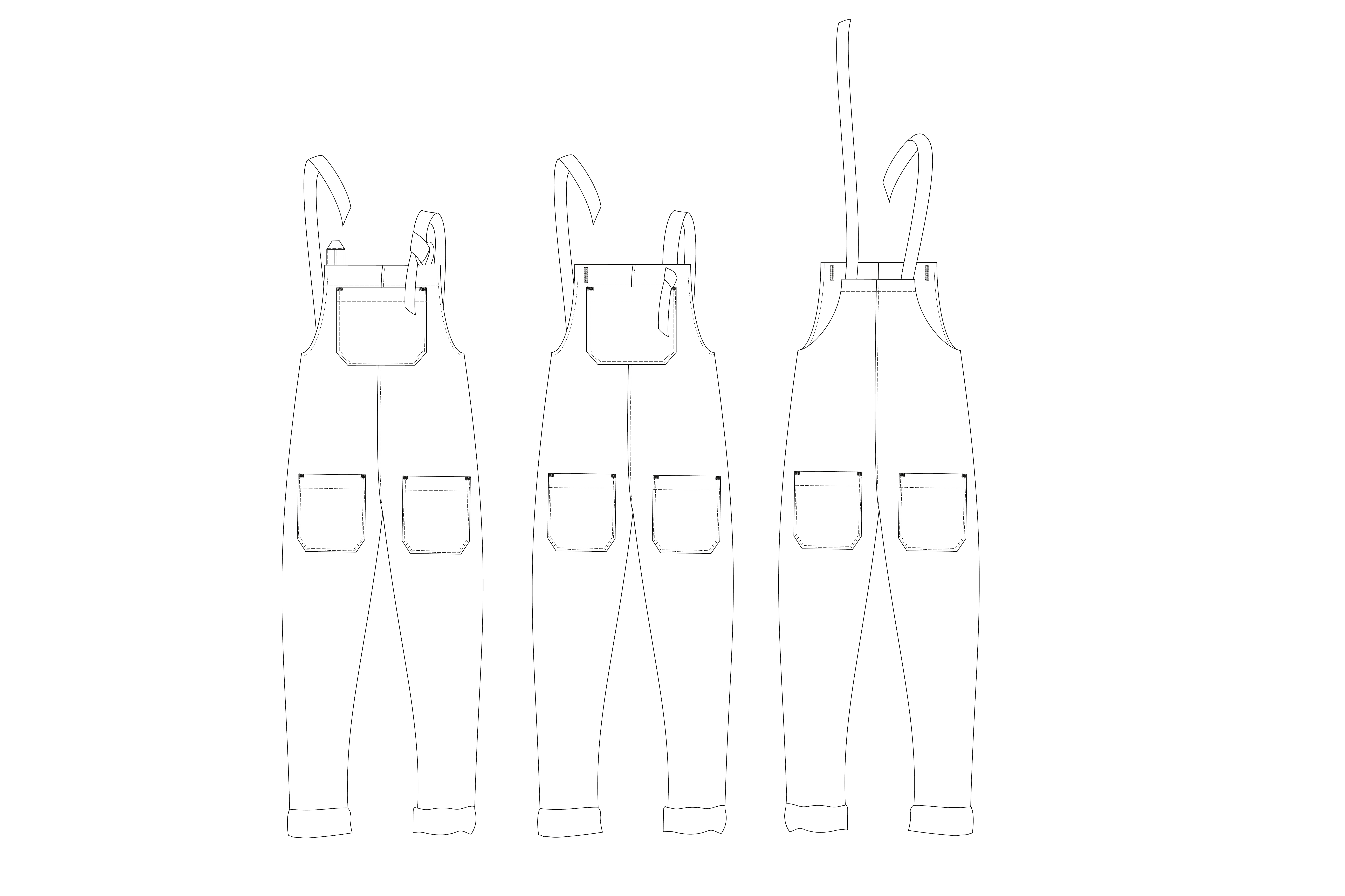Hey Day Dungarees sewing pattern