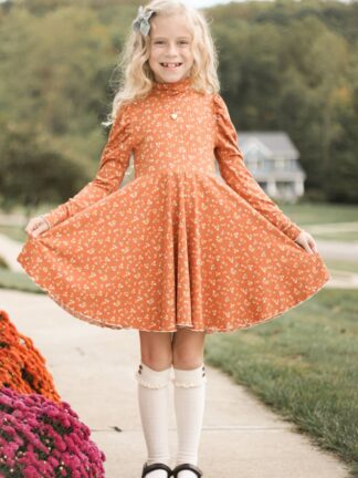 Heather dress girls sewing pattern